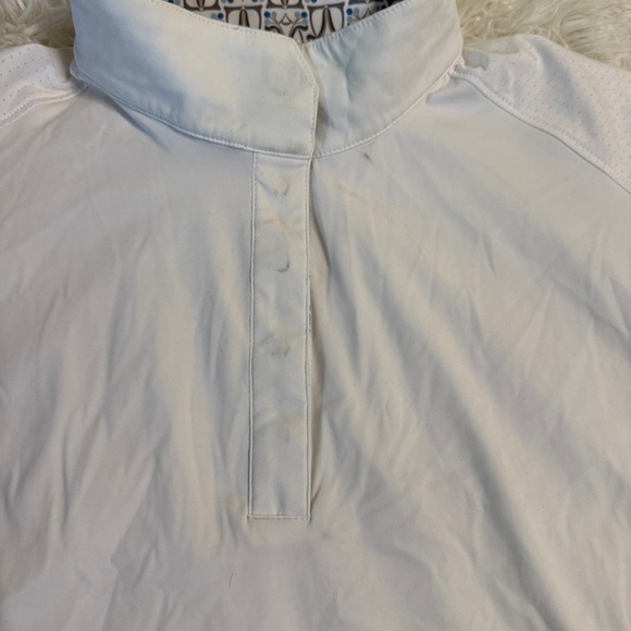 New Women’s Size 2X White Kerrits Sleeveless Horseback Riding Show Shirt - Picture 4 of 6